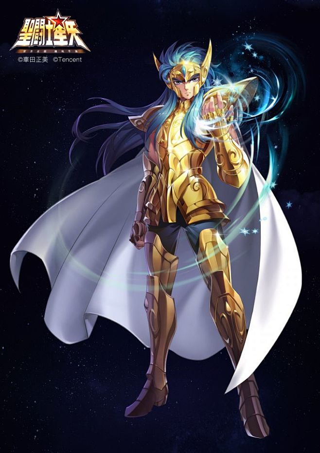 黄金圣斗士无水印高清大图：腾讯圣斗士星矢手游版: