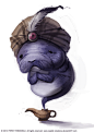 DAY 291. Manatee Genie by Cryptid-Creations