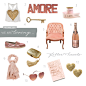 Glitter and Hearts Valentine's Inspiration Board