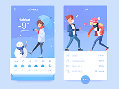 沫沫鱼88采集到UI · Weather天气