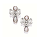 AIR OF NATURAL PEARL AND DIAMOND EAR CLIPS