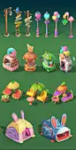 2D 3D animation  buildings casual game Isometric zootopia