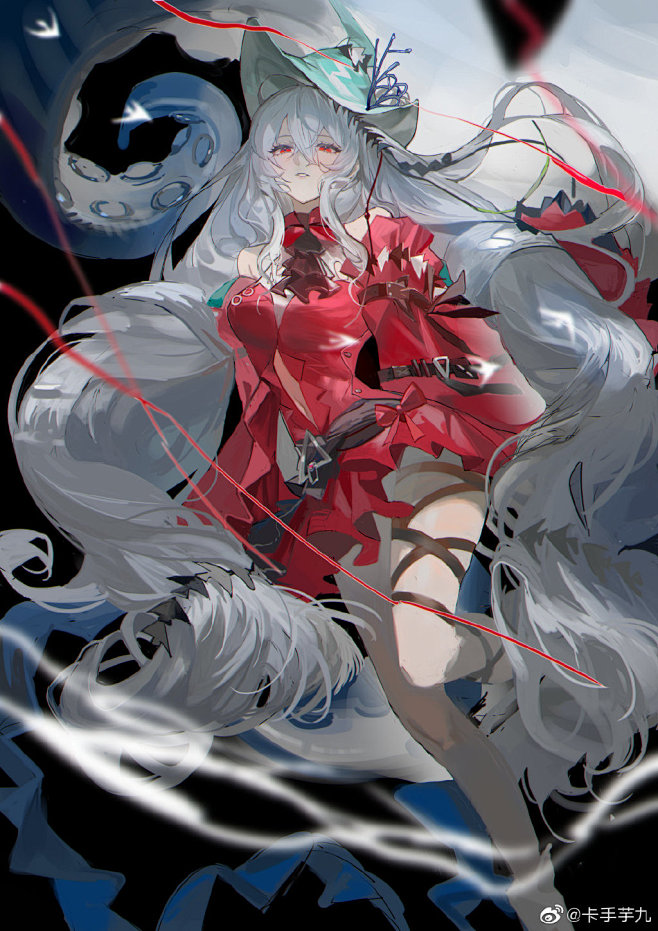 斯哈斯哈#明日方舟##斯卡蒂# 来自卡手...