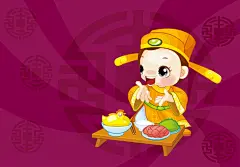 矢量古纹手绘小状元背景背景图 美食 设计图片 免费下载 页面网页 平面电商 创意素材