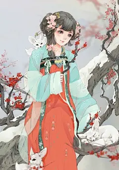 小婳渣三三作品集意境古风CG动漫图片卡通插画资源素材资料画册-淘宝网