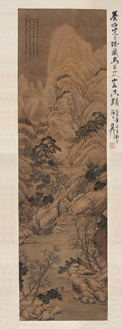 草堂话旧（采集到国画（清 王翚）