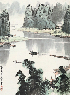 A-Yo_o采集到Painting-水墨山水