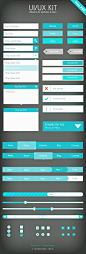 UI/UX Flat design - Free PSD on Behance