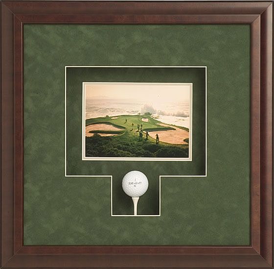 Framed Golf Ball
