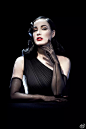 风情万种的复古舞娘 Dita Von Teese 蒂塔·万提斯