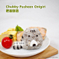 ❤ 萌哒哒的卡通饭团 — Chubby Pusheen Onigiri 肥猫饭团 ❤ 你能想象这些萌萌的艺术品都是能吃的饭团么？一口咬下去，满满的幸福感！
#饭团# #龙猫# #可爱# #吃货# #英语#