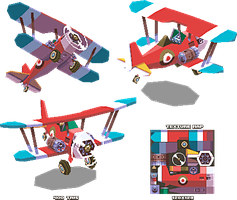 Lowpoly Biplane by K...