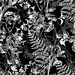 Seamless hand drawn vintage pattern with detailed 