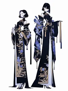 新中式 国风 oc服设 ootd_4_糯米贩售姬_来自小红书网页版-花瓣网