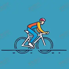 骑车运动员公路车矢量图 【酷图网】骑车,骑行,运动员,晨跑,人物,插画,儿童插画,矢量,儿童画,北欧风,简笔画,卡通,设计,EPS