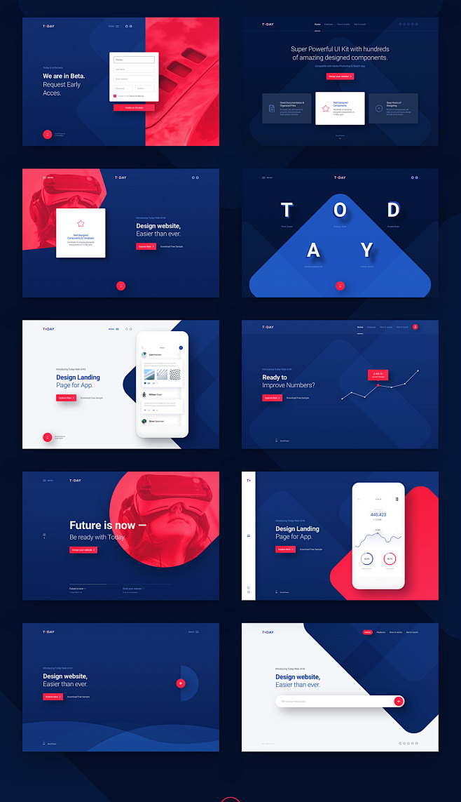 Today - Web UI Kit :...