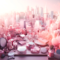 iholloway_A_lot_of_cosmetics_make_up_the_city_world_in_3D_style_431378f1-cfbe-49dc-8eaf-ed979dd96941