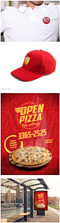 OPEN PIZZA on Behance
