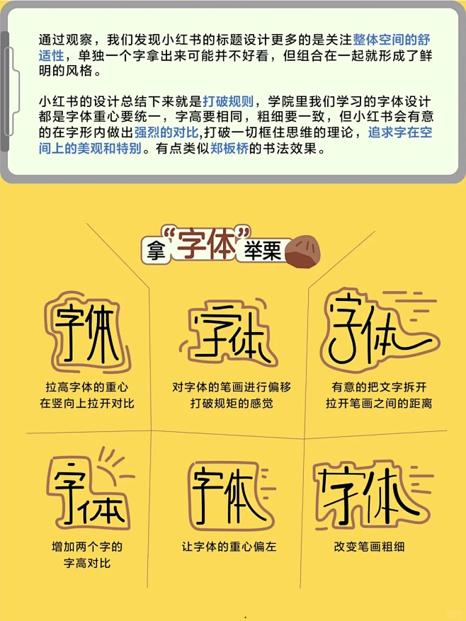 小红书设计解析第一弹|标题字体设计 - ...