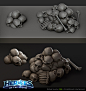 junkyard props and textures, Michael vicente - Orb : This is a kit I made for the warhead junction map. This kit helped fill the map pretty quick and save a lot of time.
Tilling was done is zbrush using the 2.5D feature. I then used the heightmap to actua