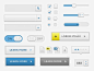 精致网页常用元素_PSD分层素材下载-UI设计网 - #Web# #UI#
