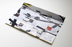 设计-迦美采集到大分色块三折页设计