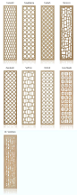 Crestview Doors - Redi-Screens - Mid-century Inspired Decorative Wall Screens and Room Dividers: 
