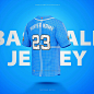 时尚逼真体育足球队服半袖上衣队标Logo设计展示Ps智能贴图样机模板 Baseball Jersey Builder Template插图4