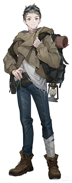 JIN槿jin采集到人物设计