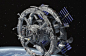 高精度宇宙空间站3D模型 TurboSquid – Sci-Fi Space Station (MAX/FBX/OBJ格式)