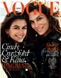 Cindy Crawford et sa fille Kaia Gerber en couverture du numéro d’avril 2016 de Vogue Paris
