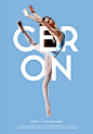 意大利塞隆舞蹈学校的系列平面设计，以舞蹈人人体与字体相结合，跟悉尼舞蹈团 De Novo 的推广设计有些相似。来自乌迪内的设计师 Ivan Moreale 。 O网页链接