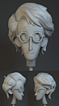 Here’s a Harry potter sculpt I did for a pitch
2D Design by Adam Jeffcoat of Studio NX