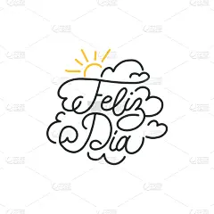 矢量,短语,书法,文字,幸福,动物手,白昼,英语,单词,云