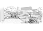Landscape architecture sketches : Visualizations/Sketches