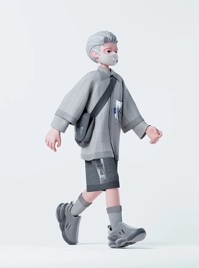 Masked boy.Emotion?|...
