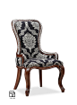 TALMD新古典餐椅软包扪布  高端家具定制668-33