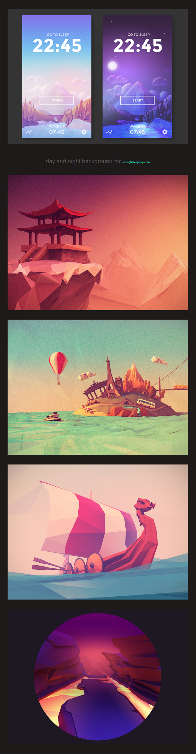 Low Poly Sceneries 场...