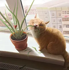 VARYA猫猫狗狗小动物有爱插画-Varya Kolesnikova [17P] (3).jpg