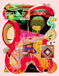 Gibberish Exploration: Illustrations by Ori Toor | Inspiration Grid : ‘Gibberish Exploration’ is an ongoing series of nonsensical illustrations by Israeli artist Ori Toor. More illustrations via Behance
