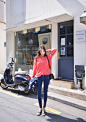 ┃SEOJIN140912┃Lalael网店更新（藏蓝色满版星星针织外套）_看图_潘南奎吧_百度贴吧