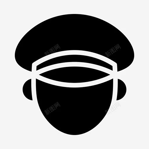 警察帽子军人 标志 UI图标 设计图片 免费下载 页面网页 平面电商 创意素材-花瓣网