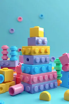 积木块互动类玩具