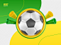 label_football_brazil_3d_render