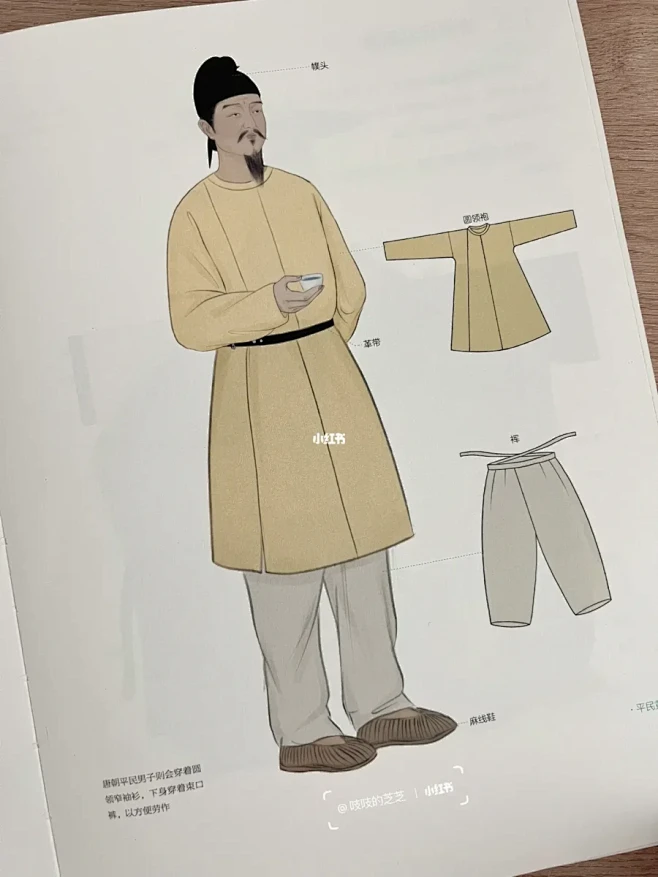 唐代男子汉服-花瓣网