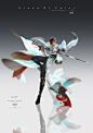 李白 【王者荣耀 】 · 同人练习_刘翔ART__插画师作品_涂鸦王国gracg.com