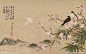 工笔花鸟背景墙