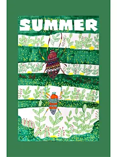 一、二年级 | 节气昆虫海报创作 - 小红书