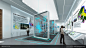 现代智能交通规划展厅3d模型