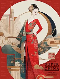 中式审美探索｜【敦煌美学】国际时装周海报_5_吉吉如意令_来自小红书网页版